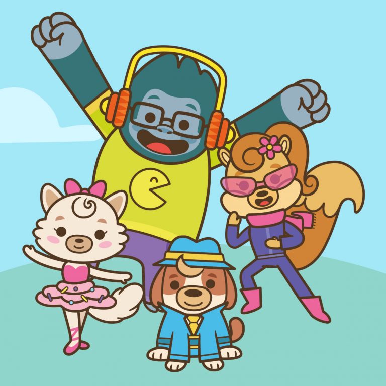 Ilustração de personagens